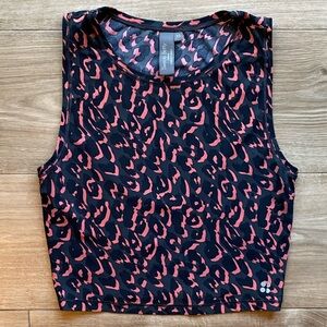 Sweaty Betty Pink Leopard Print Tank